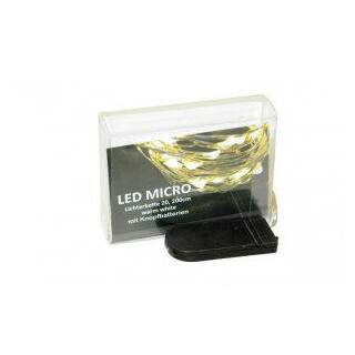 Micro 20 LED Lichterkette Knopfzellen