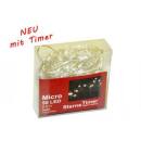 Micro 50 LED Sterne, mit Timer