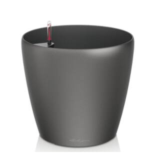 Lechuza Classico (Ø 28 x 26 x 24 ) Anthrazit metallic matt ohne Styropor