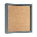 Moosbild  40 x  40 Quadratisch mit Rahmen in  anthrazit