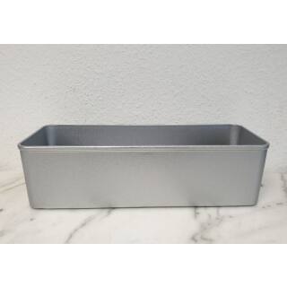 Corona Rechteck ( 50 x 18 x 14 cm ) Stratosilber Metalliclackierung
